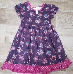 Like New Matilda Jane Fall Holiday Floral Dress 6